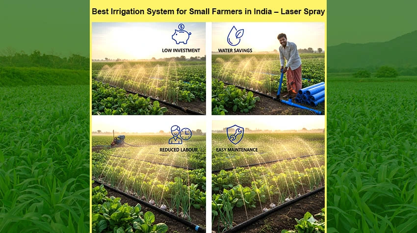 Best irrigation system for small farmers in India
